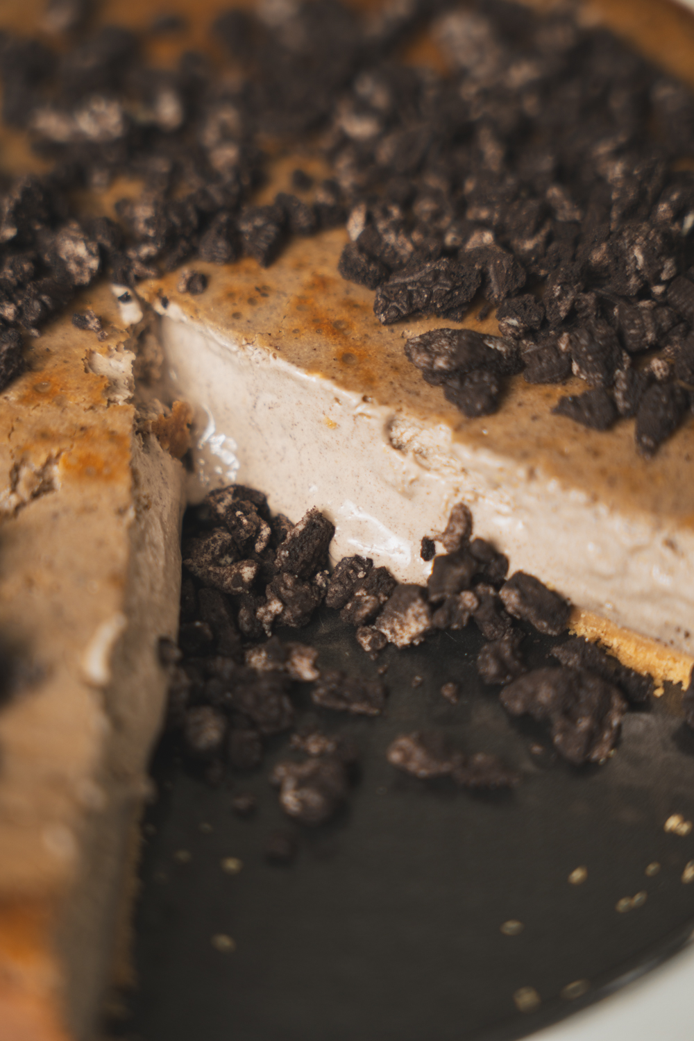 Detalle tarta de oreo